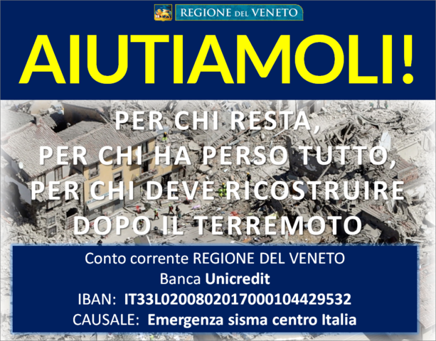 Emergenza sisma centro Italia