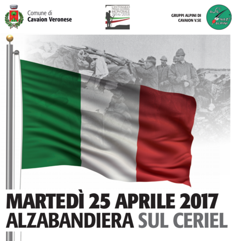 ALZABANDIERA SUL CERIEL - MARTEDI' 25 APRILE 2017